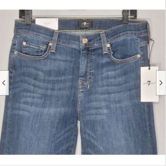 NWT 7 for All Mankind Dojo Wide Leg Jeans 30 Nordica - Picture 3 of 14